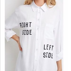 Long shirt.Size L.Worn once